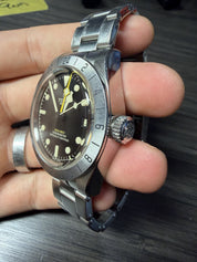 2022 Tudor Black Bay Pro Stainless Steel GMT Mens Black Dial Watch 79470