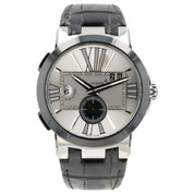 Ulysse Nardin Executive Dual Time Silver Dial Steel 43mm Automatic Mens 243-00