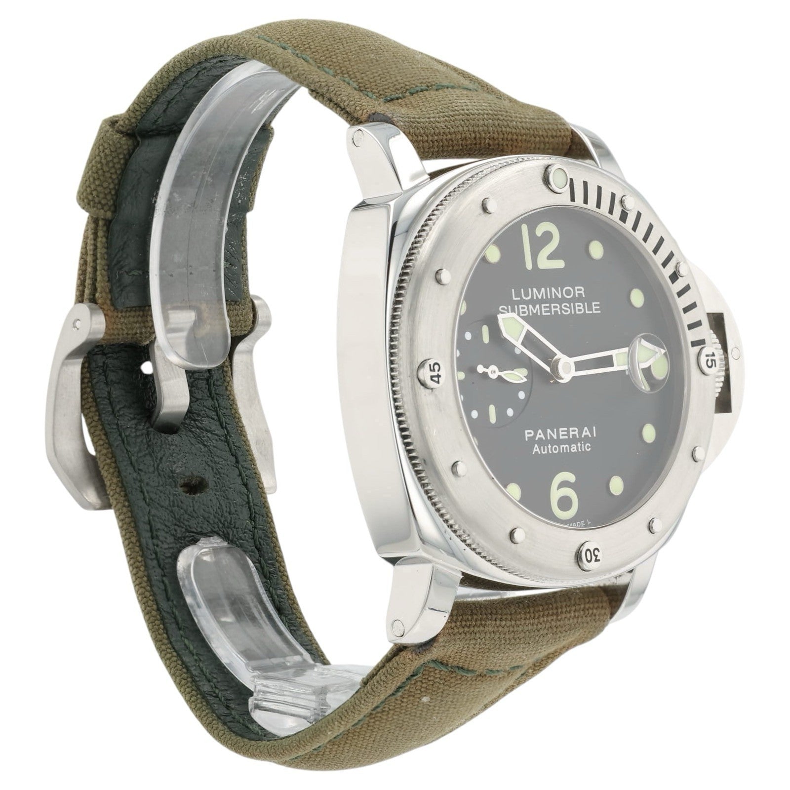 Panerai Luminor Submersible Black Dial Steel 44mm Auto Men's Watch PAM00024