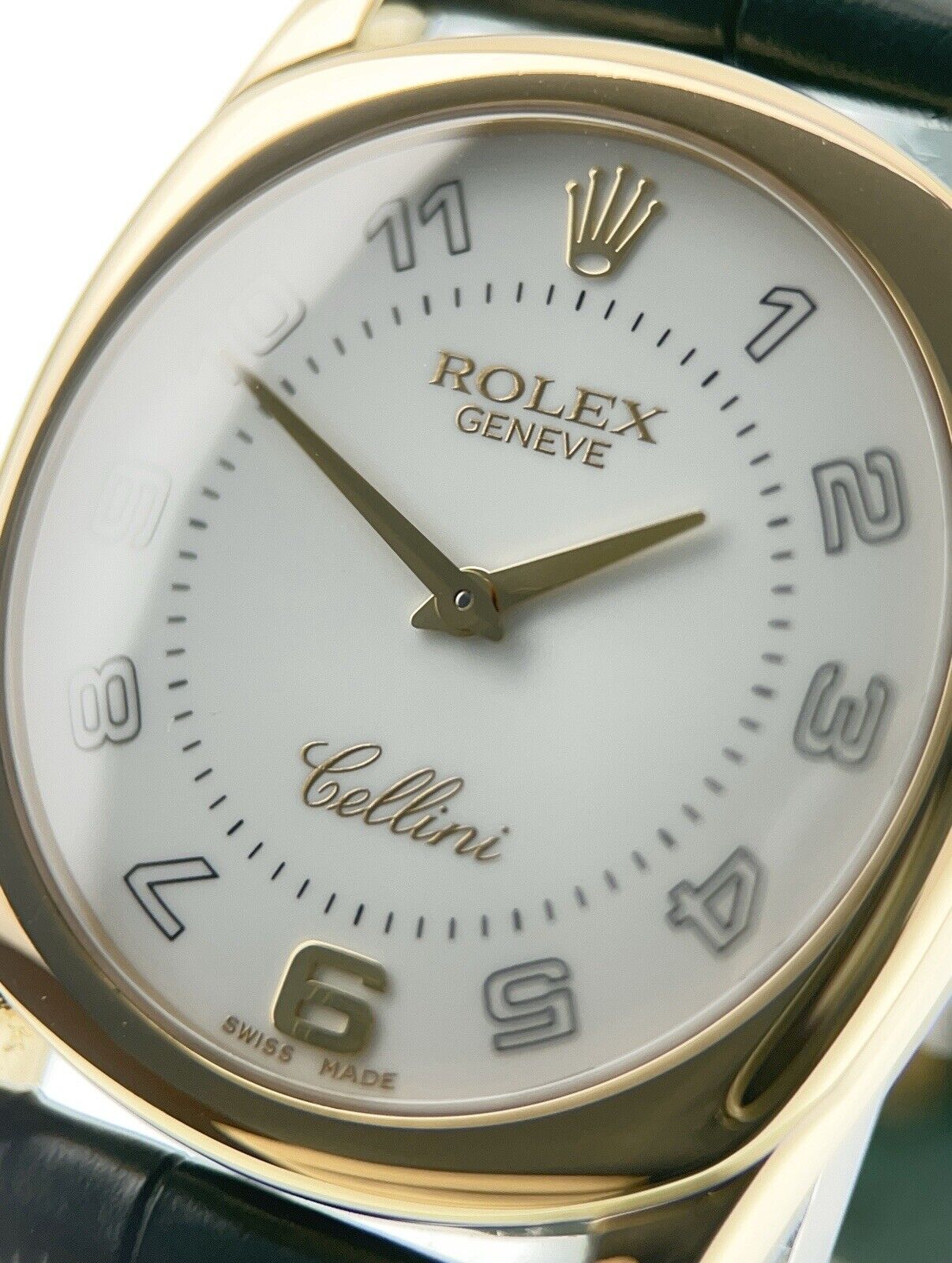 Rolex Cellini Danaos 18k Yellow Gold White Dial 34mm Manual Wind Men’s 4233