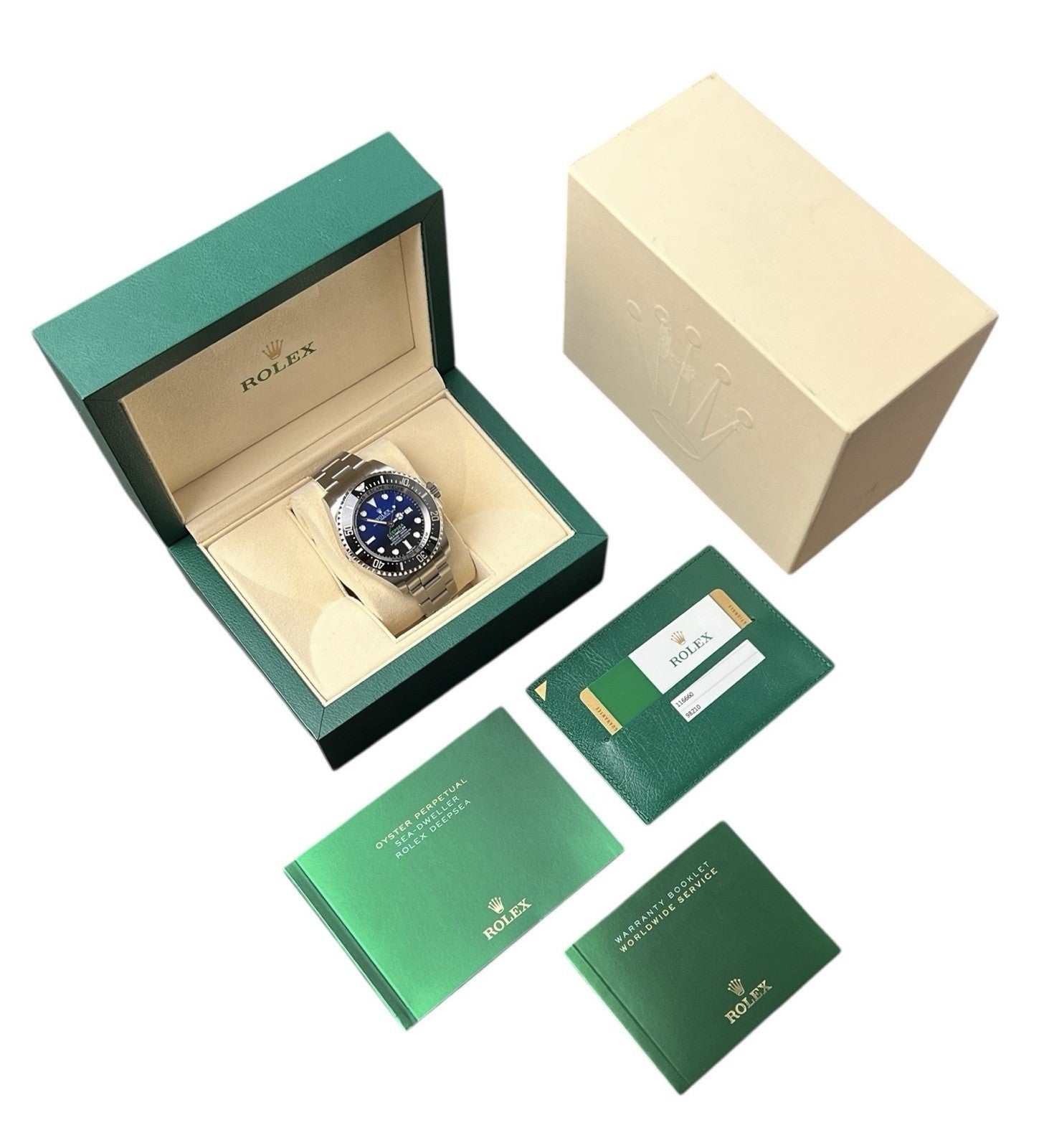 Rolex Sea-Dweller Deepsea Stainless Steel Blue Dial 44mm Automatic Mens 116660