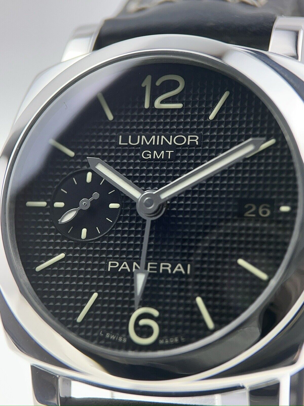 Panerai Luminor 1950 3 Days GMT Steel 42mm Automatic Men’s Watch PAM00535