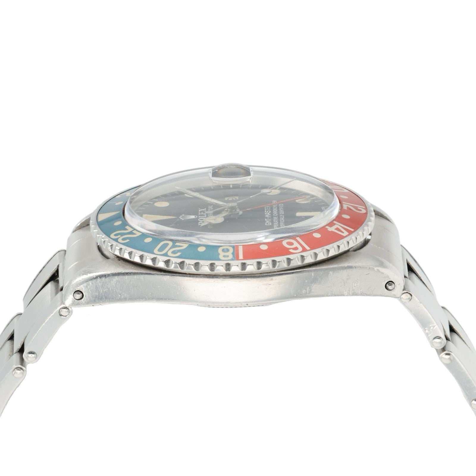Rolex GMT Master “Pepsi” Black Dial Stainless Steel 40mm Automatic Men’s 1675
