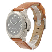 Panerai Luminor Black Dial Titanium 44mm Manual Wind Men’s Watch PAM00055