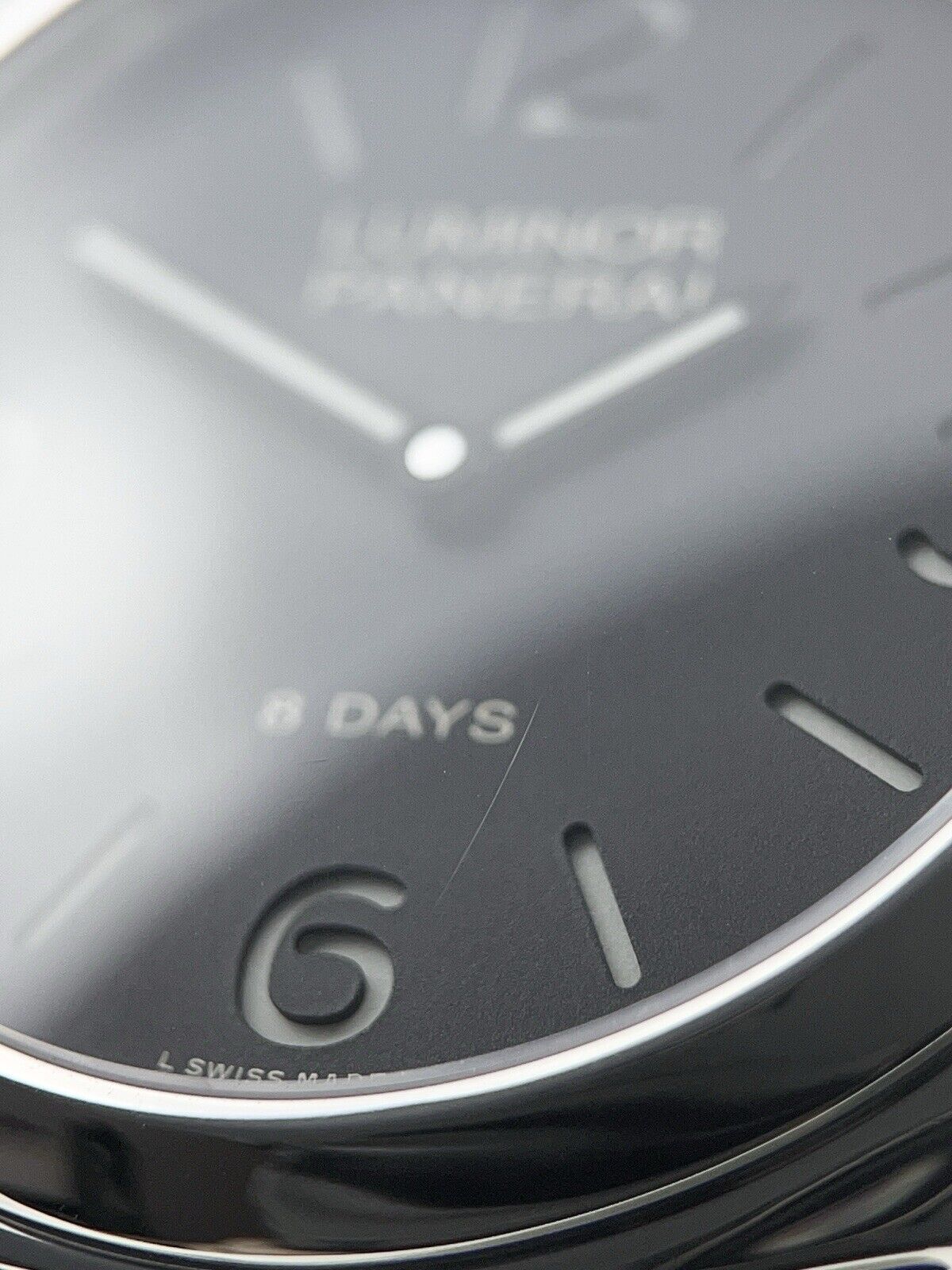 Panerai Luminor Base 8 Days Steel 44mm Manual Wind Men’s Watch PAM00560 - B/P