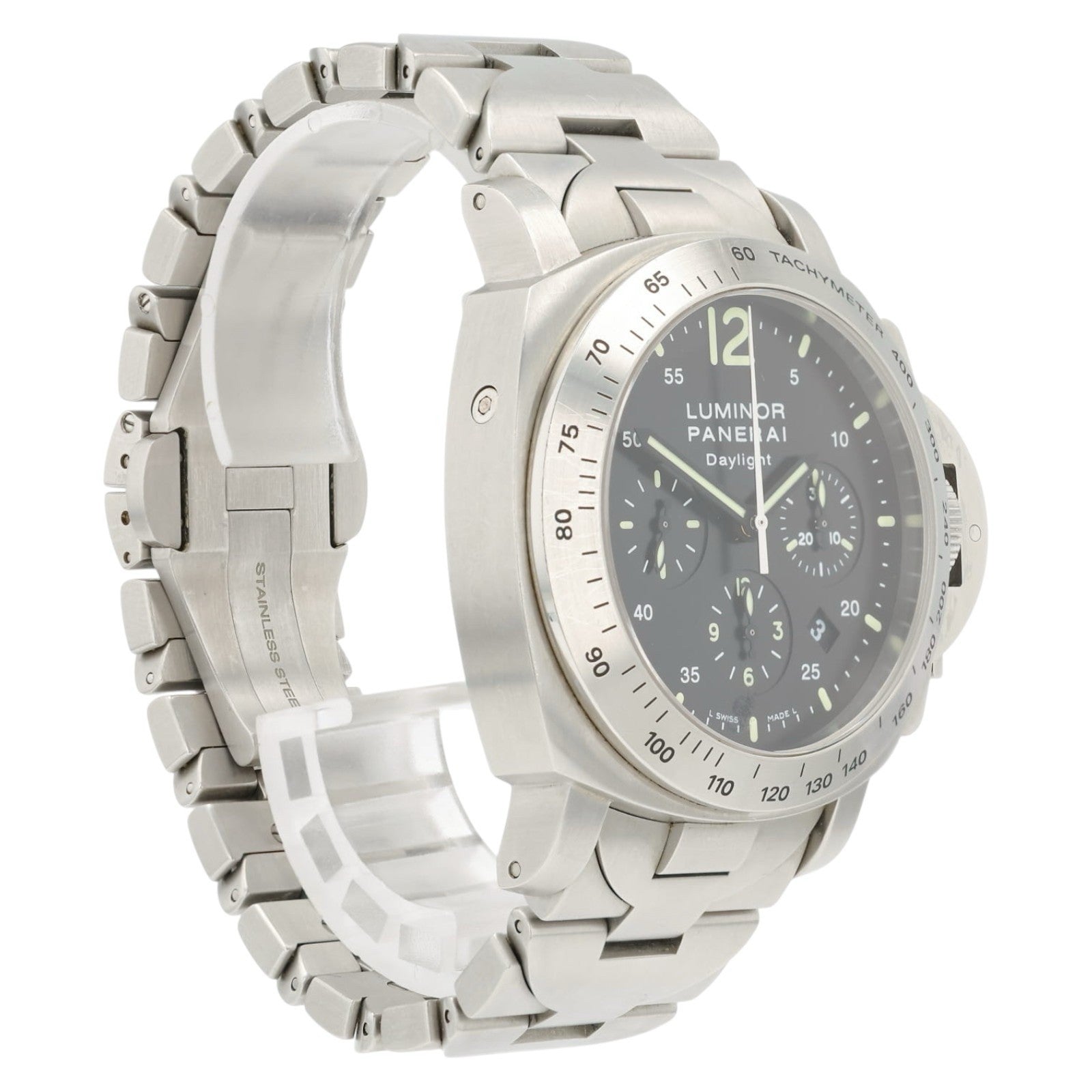 Panerai Luminor Daylight Black Dial Stainless Steel 44mm Automatic Mens PAM00236