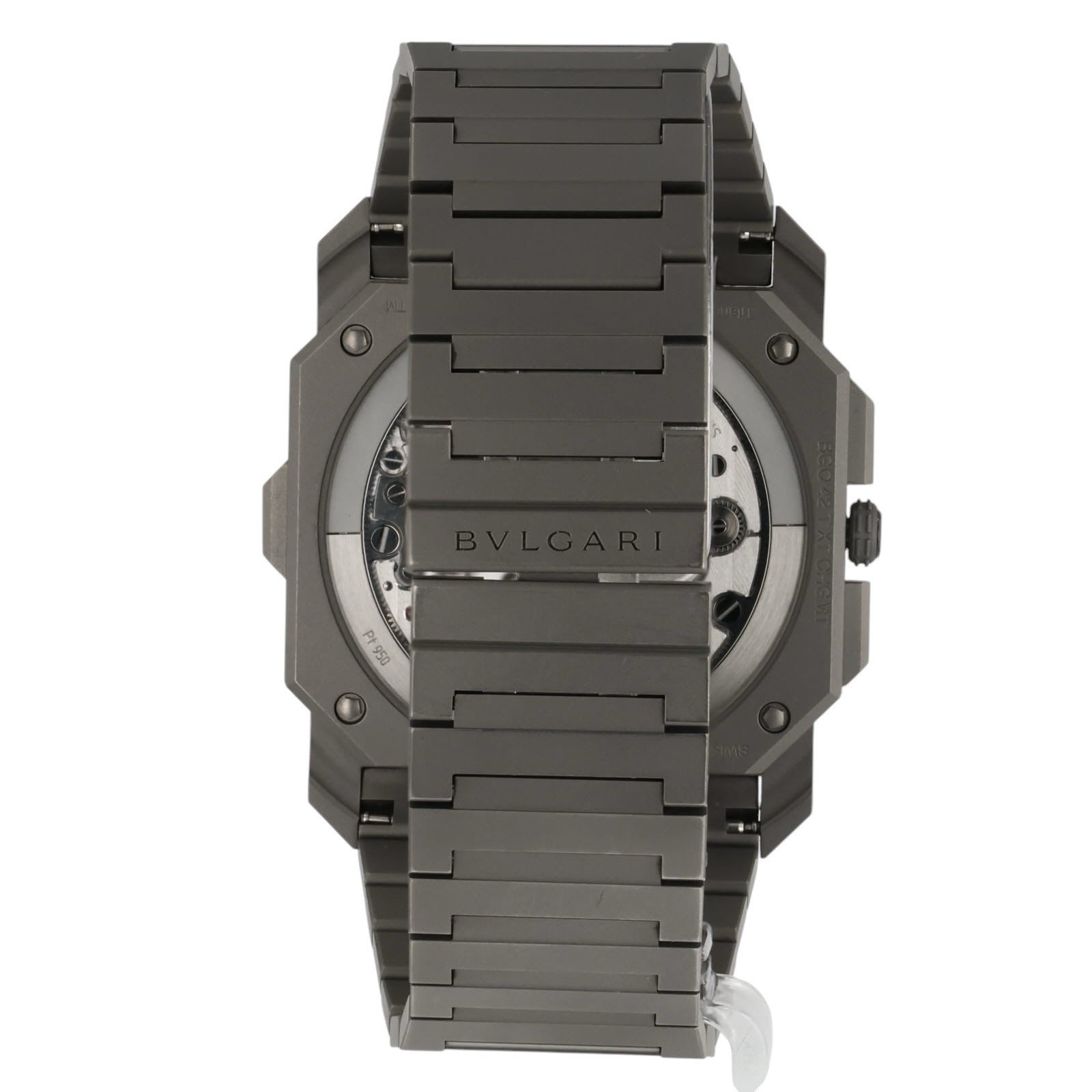 Bulgari Octo Finissimo Titanium Grey Dial 42mm Automatic Mens BGO 42 TXT CHGMT