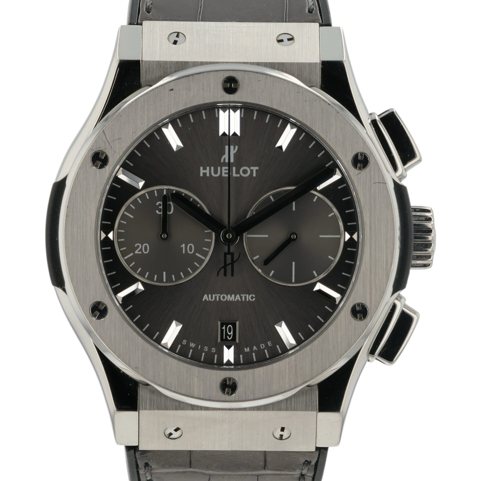 Hublot Classic Fusion Gray Dial Titanium 45mm Automatic Men’s 521.NX.7071.LR