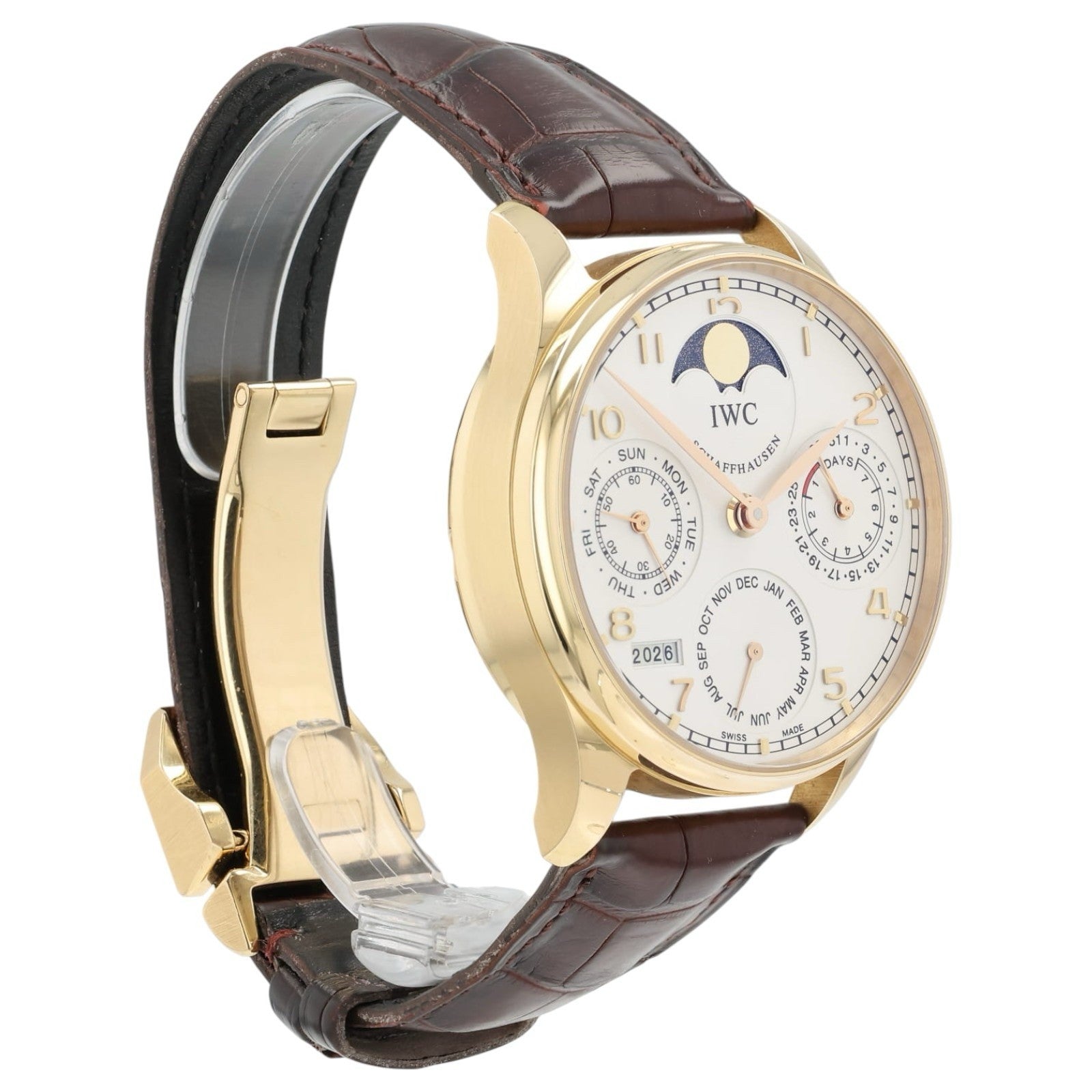 IWC Portugiesser Silver Dial 18k Rose Gold 42mm Automatic Men’s Watch IW502213
