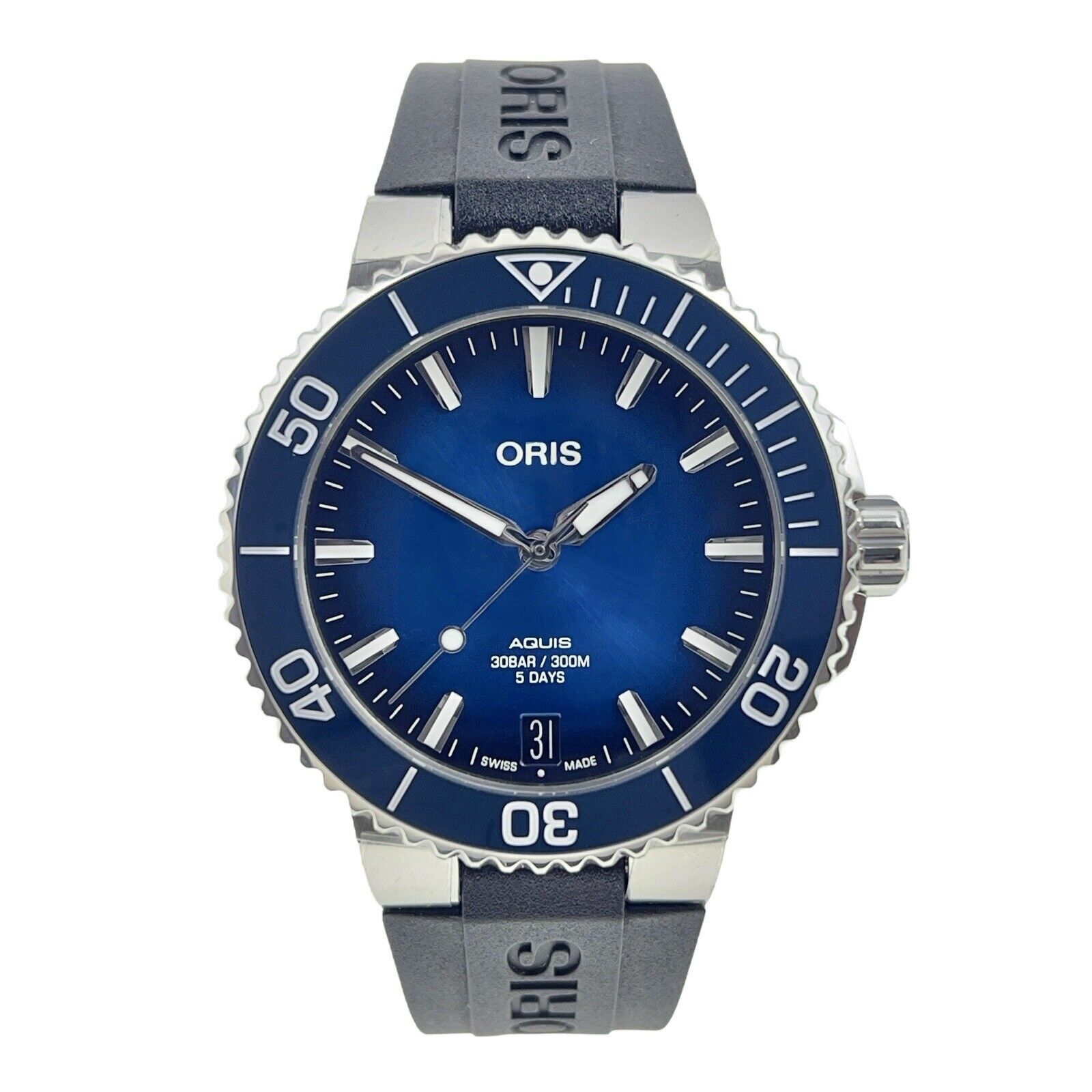 Oris Aquis Calibre 400 Stainless Steel Blue 41.5mm Automatic Men’s Watch 7769