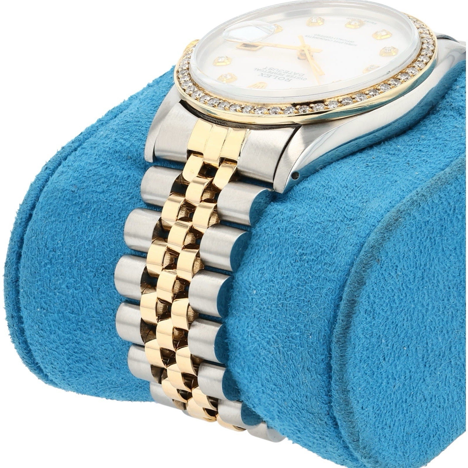 Rolex Datejust 36 Gold & Steel Mother Of Pearl Dial 36mm Automatic Men’s 16013