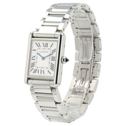 Cartier Tank Must Silver Dial Stainless Steel 26mm Quartz Unisex Watch WSTA0052
