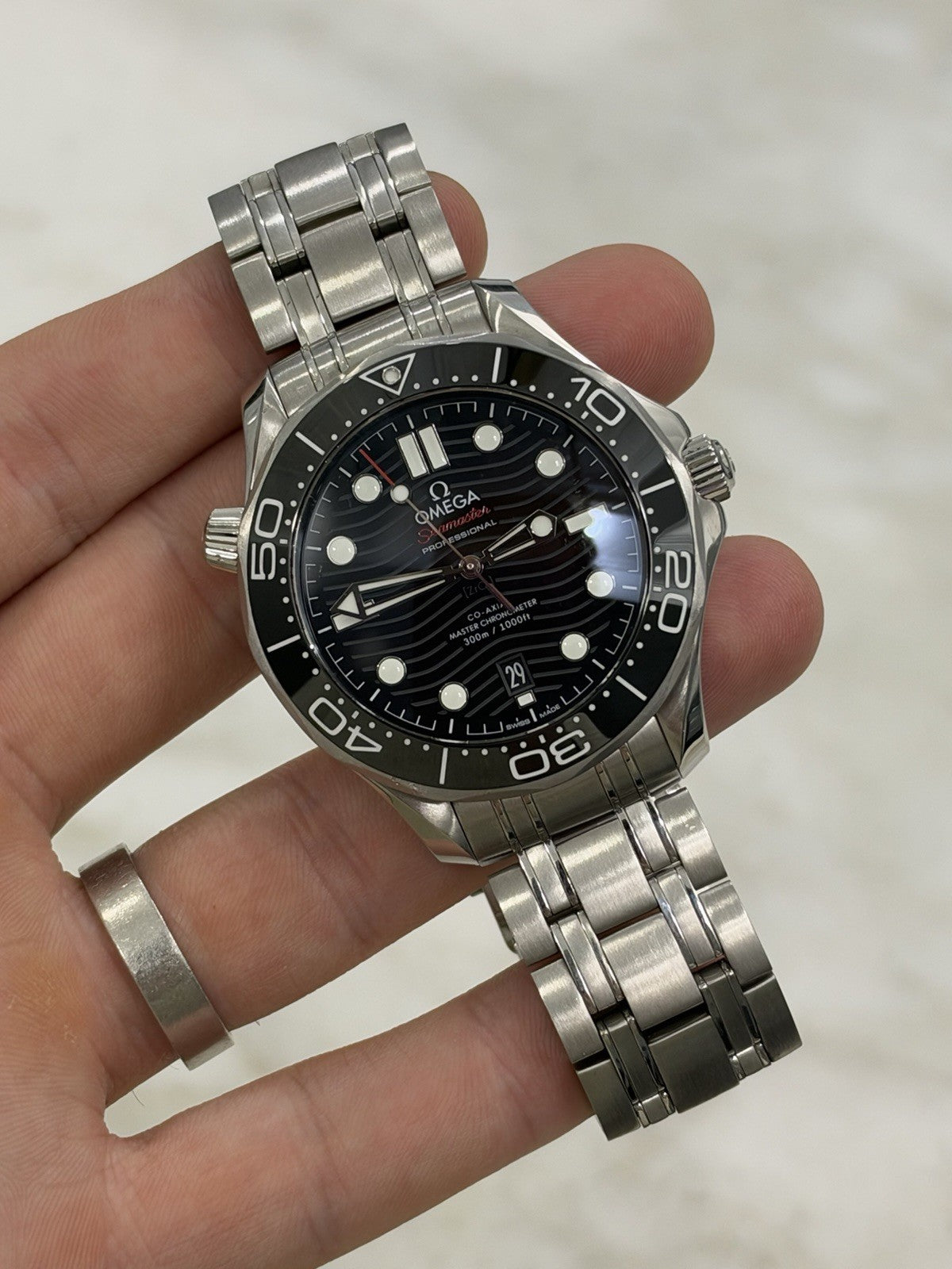 Omega Seamaster Professional 300m Black Ceramic Watch 210.30.42.20.01.001