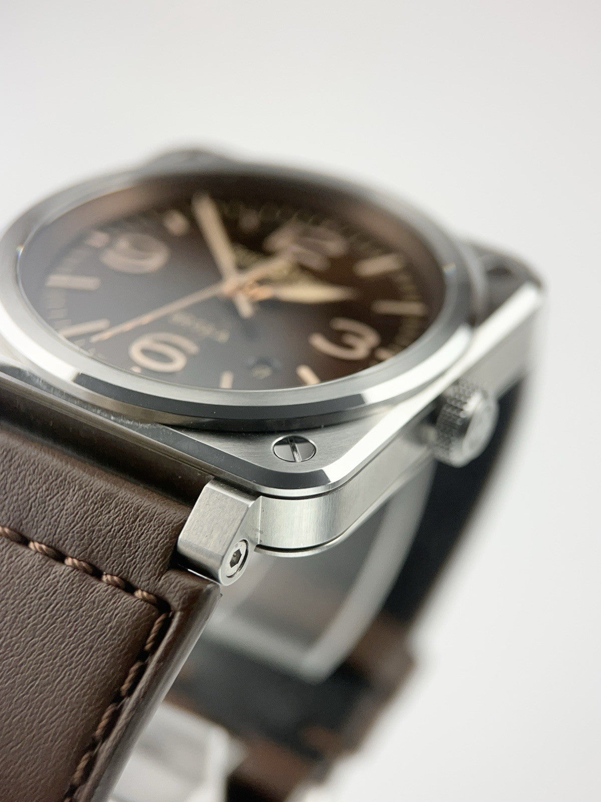 Bell & Ross Stainless Steel Brown Dial 41mm Automatic Men's Watch BR03 - B/P