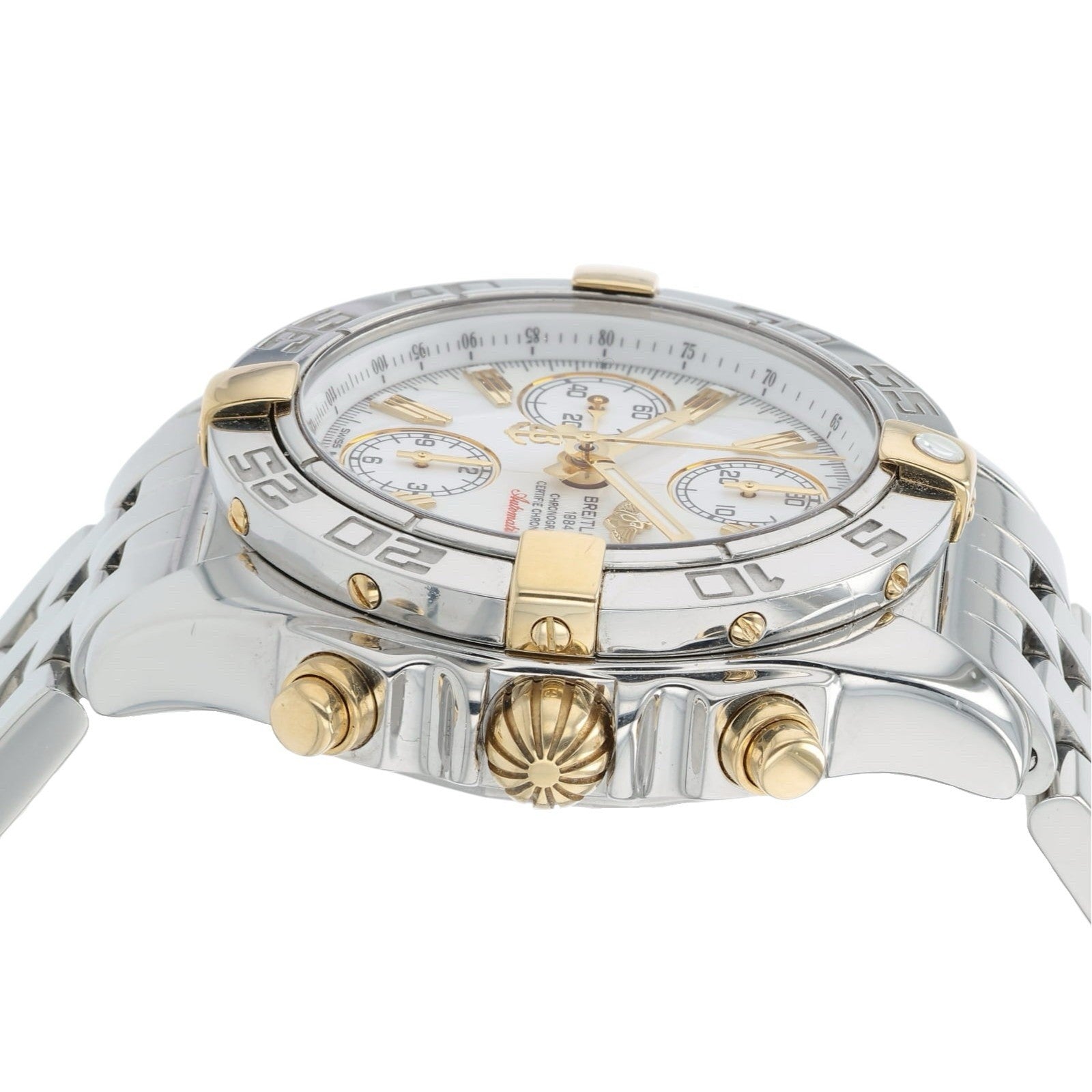 Breitling Chronomat Cockpit White Dial Stainless Steel 39mm Auto Watch B13358