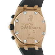 Audemars Piguet Royal Oak Offshore Rubber Clad Chrono Rose Gold Watch 25940OK