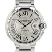 Cartier Ballon Bleu Silver Color Dial Stainless Steel 42mm Automatic W69012Z4