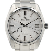 Grand Seiko “Morning Frost” Silver Dial Stainless Steel 40mm Auto Mens SBGA465