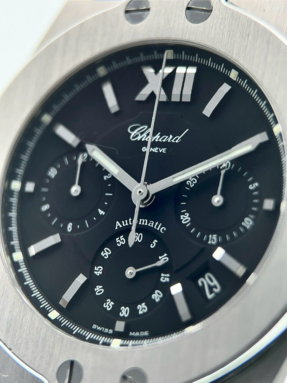 Chopard Moritz Stainless Steel Black Dial 37.5mm Automatic Men’s Watch 8352