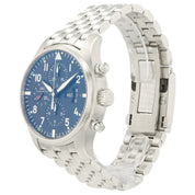 IWC Pilots Chronograph Black Dial Steel 43mm Automatic Men's Watch IW377701
