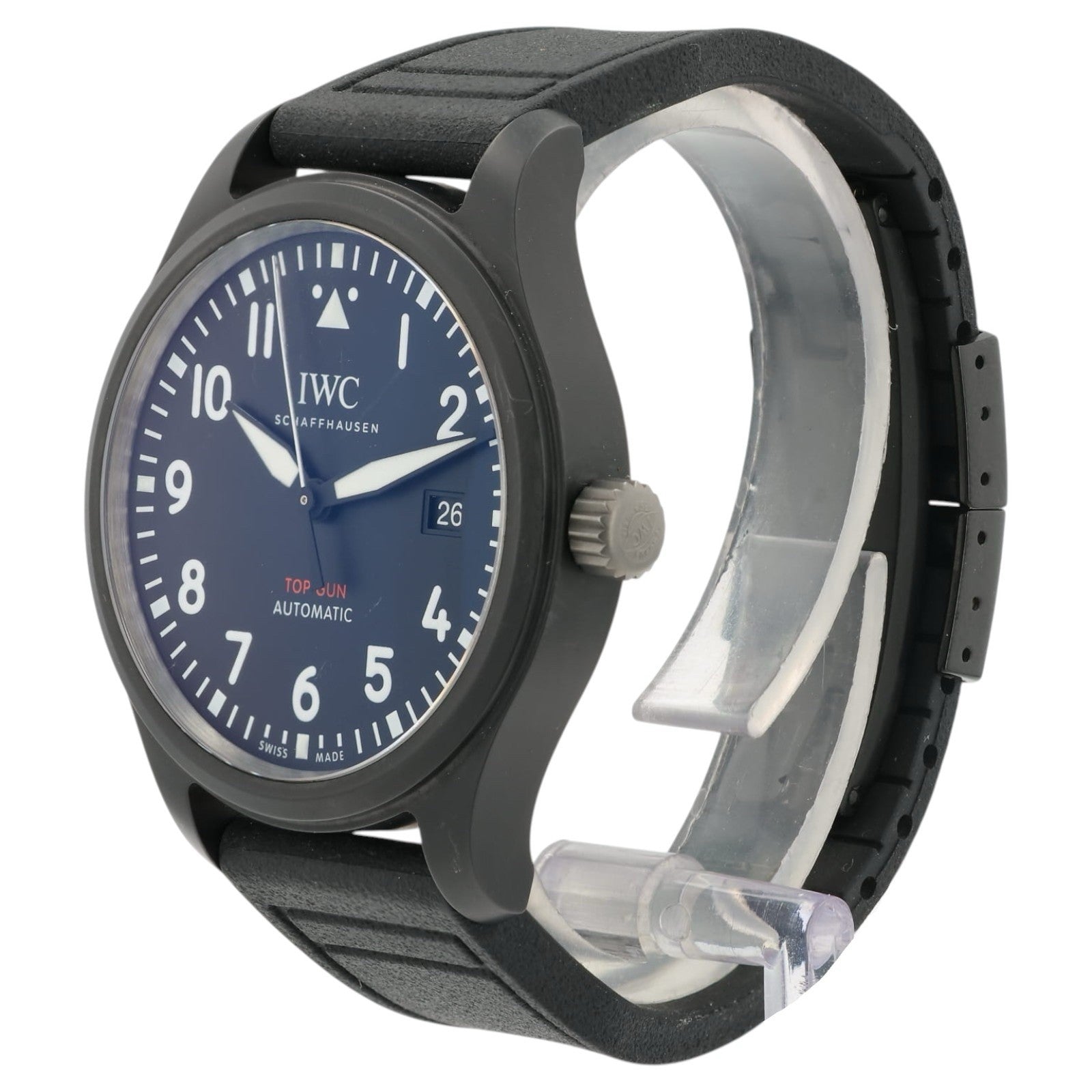 IWC Pilot Top Gun Black Dial Ceramic 41mm Automatic Men’s Watch IW326901