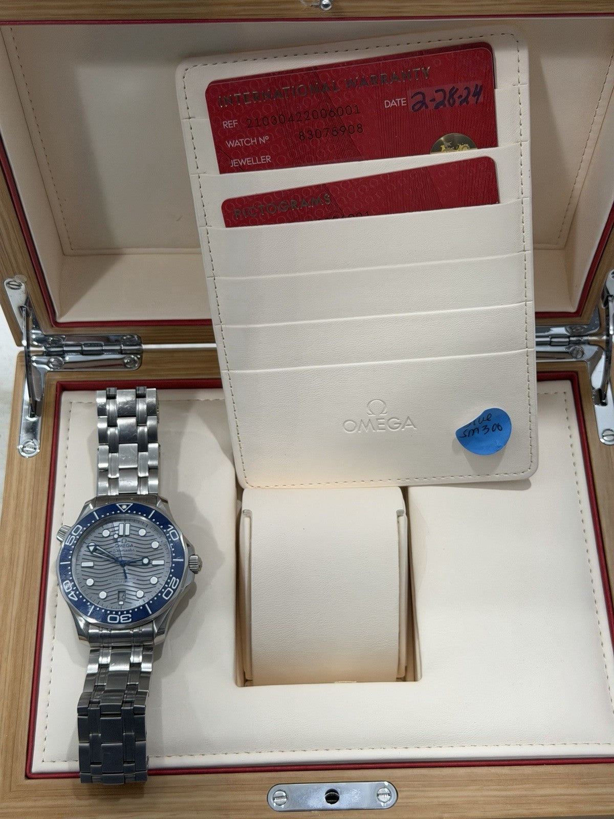2024 Omega Seamaster Steel Gray Dial 42mm Automatic Watch 210.30.42.20.06.001