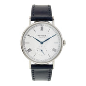 NOMOS Ludwig Stainless Steel White Dial 35mm Manual Wind Men’s Watch 205.S2