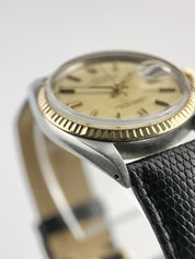 Rolex Datejust Gold & Steel 36mm Gold Dial Automatic Men's Watch 1601
