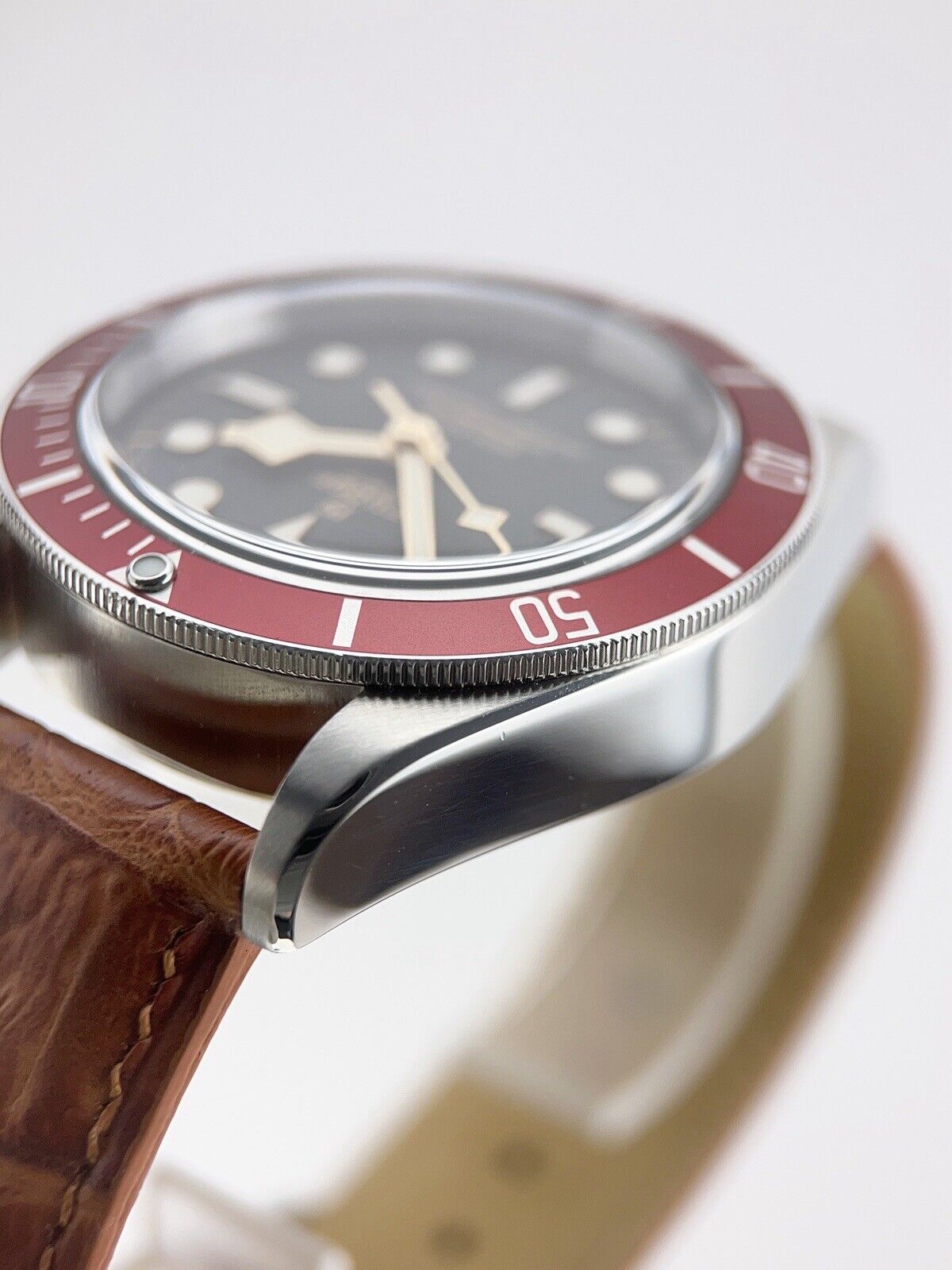 Tudor Black Bay Stainless Steel Red 41mm Automatic Men’s Watch 79230R