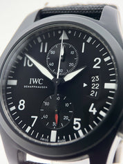 IWC Pilot Chronograph Top Gun 46mm Ceramic Automatic Men’s Watch IW388007