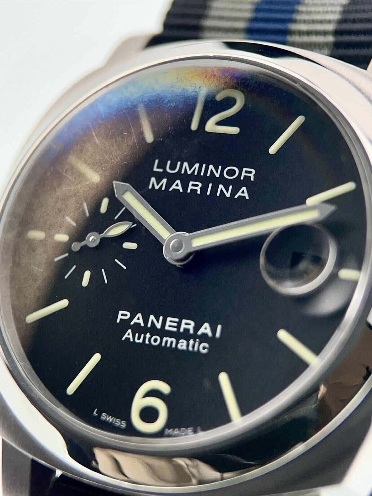 Panerai Luminor Marina Steel Black Dial 40mm Automatic Men’s Watch PAM00048