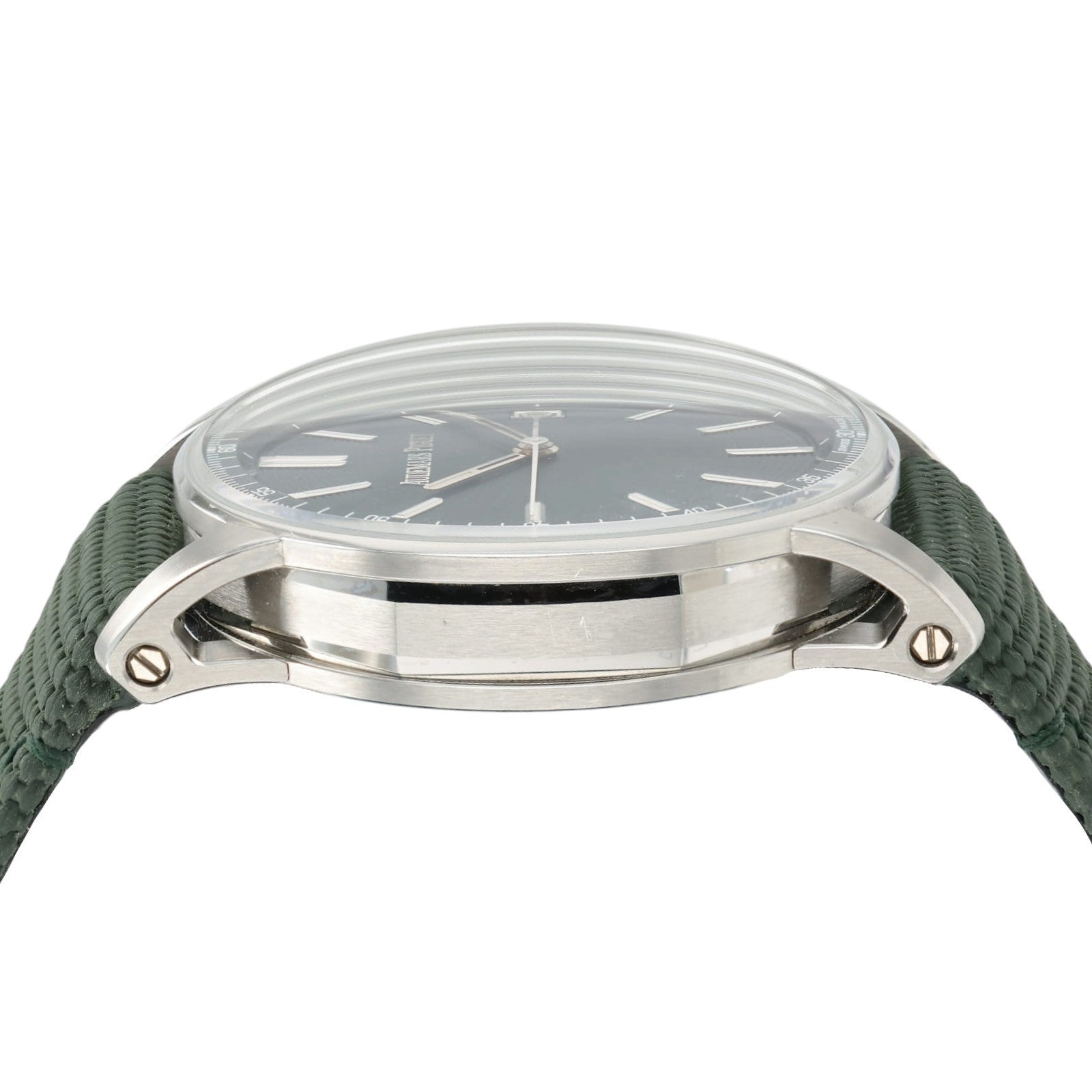 Audemars Piguet Code Date Green Dial Steel 41mm Automatic Men's Watch 15210ST