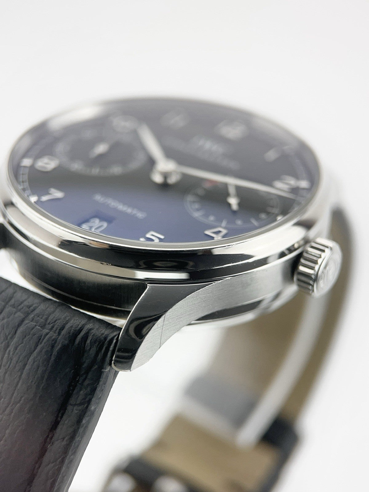 IWC Portuguese Stainless Steel Black Dial 42mm Automatic Men’s Watch IW500109