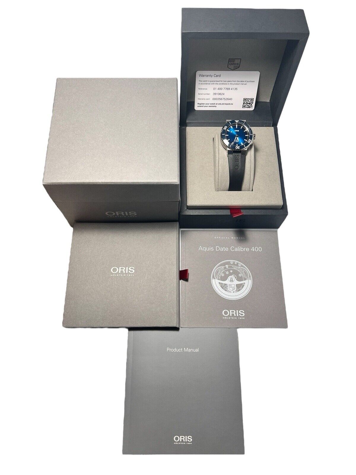 Oris Aquis Calibre 400 Stainless Steel Blue 41.5mm Automatic Men’s Watch 7769