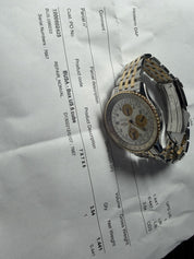 Breitling Navitimer Silver Dial Steel & Gold 41mm Automatic Men's Watch D13022