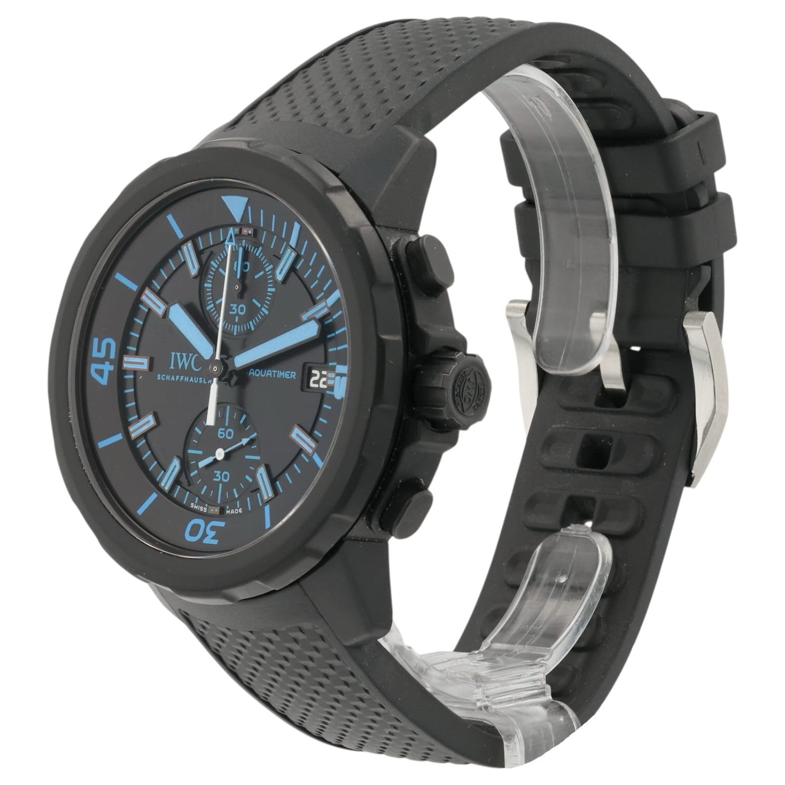 IWC Aquatimer Black Dial Stainless Steel 44mm Automatic Men’s Watch IW379504