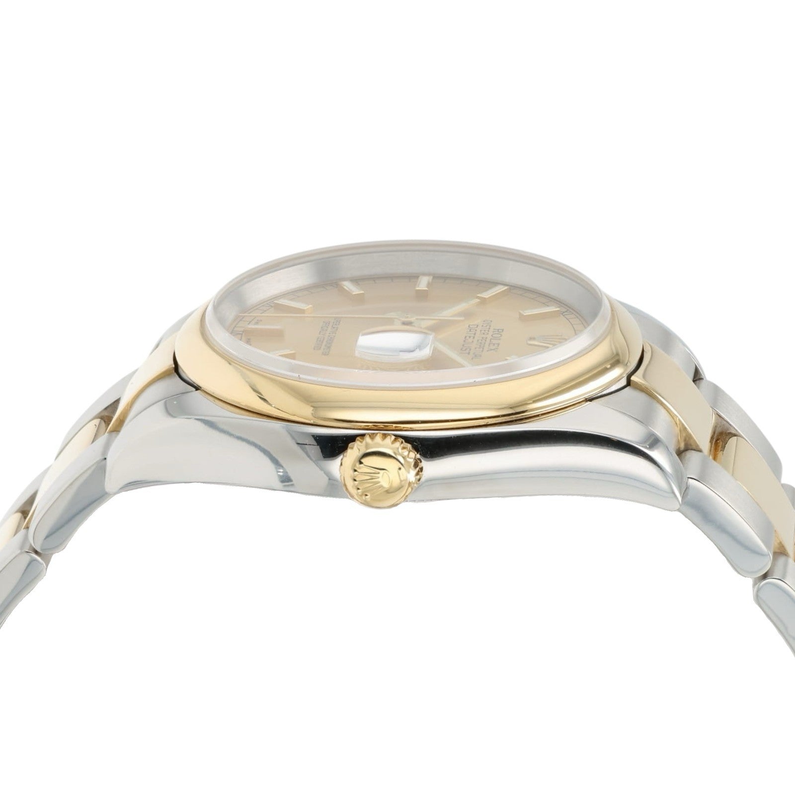 Rolex Datejust Champagne Dial 18k Yellow Gold 36mm Automatic Men’s Watch 116233