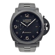 Panerai Ceramica Tuttonero Luminor GMT 1950 3 Days 44mm Auto PAM00438 Mens Watch