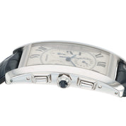 Cartier Tank Americaine 18k White Gold Silver Dial 27x45mm Quartz Men’s 2312