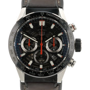 Tag Heuer Carrera Skeleton Dial Stainless Steel 43mm Automatic Mens CBG2010