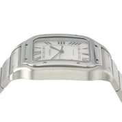 Cartier Santos Silver Color Dial Stainless Steel 39x47mm Automatic Mens WSSA0018