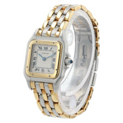 Cartier Panthere 3 Row Silver Dial Gold & Steel 22mm Quartz Women’s 84083244