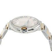 Cartier Ballon Bleu Silver Dial Gold & Steel 36mm Quartz Unisex Watch W69008Z3