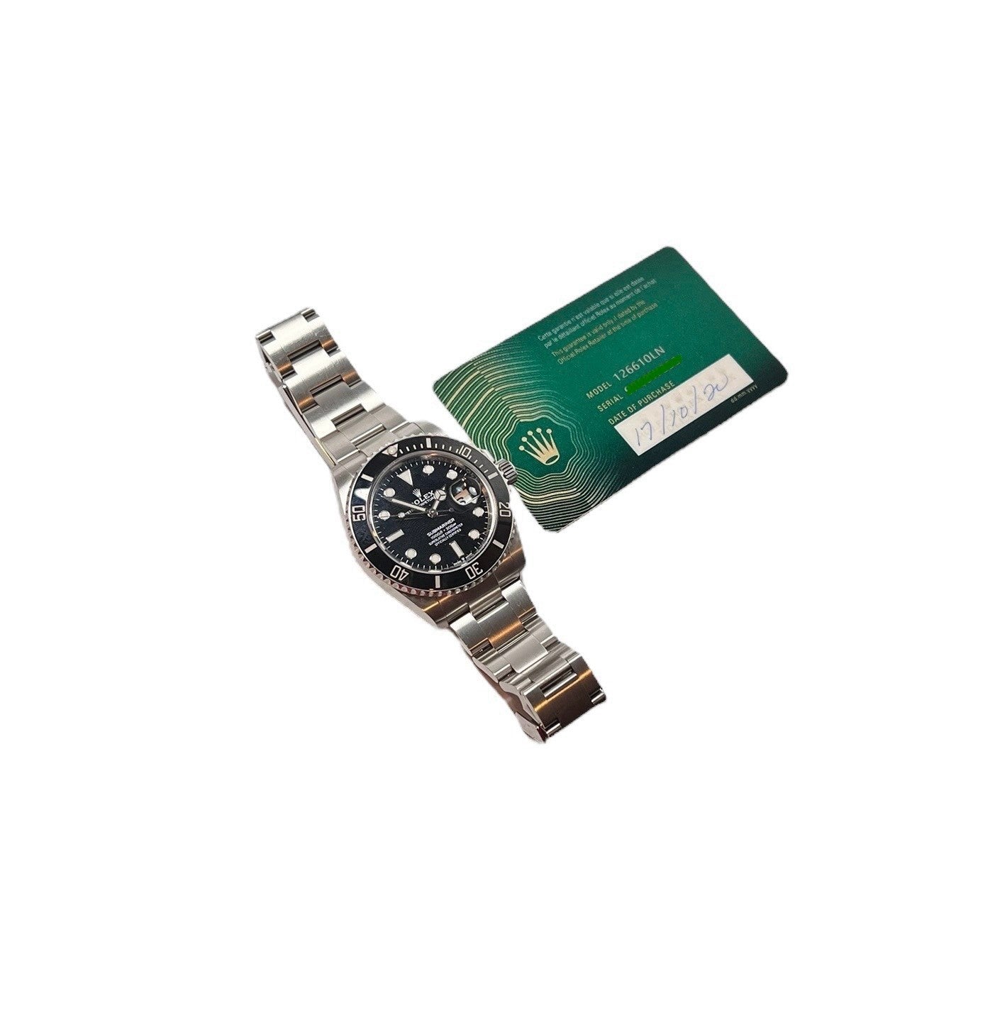 Rolex Submariner Date Stainless Steel Black Dial 41mm Automatic Men’s 126610LN