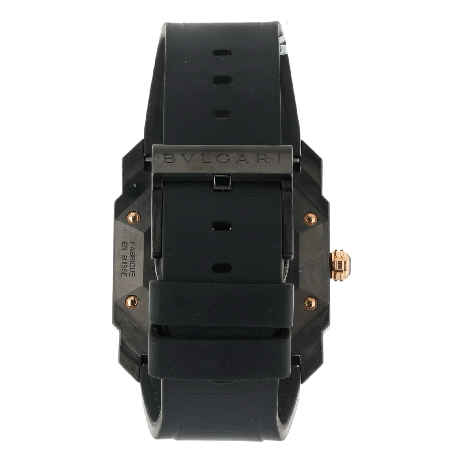 Bulgari Octo Steel And Gold Black Dial 41mm Automatic Mens Watch BGO P 41 SG