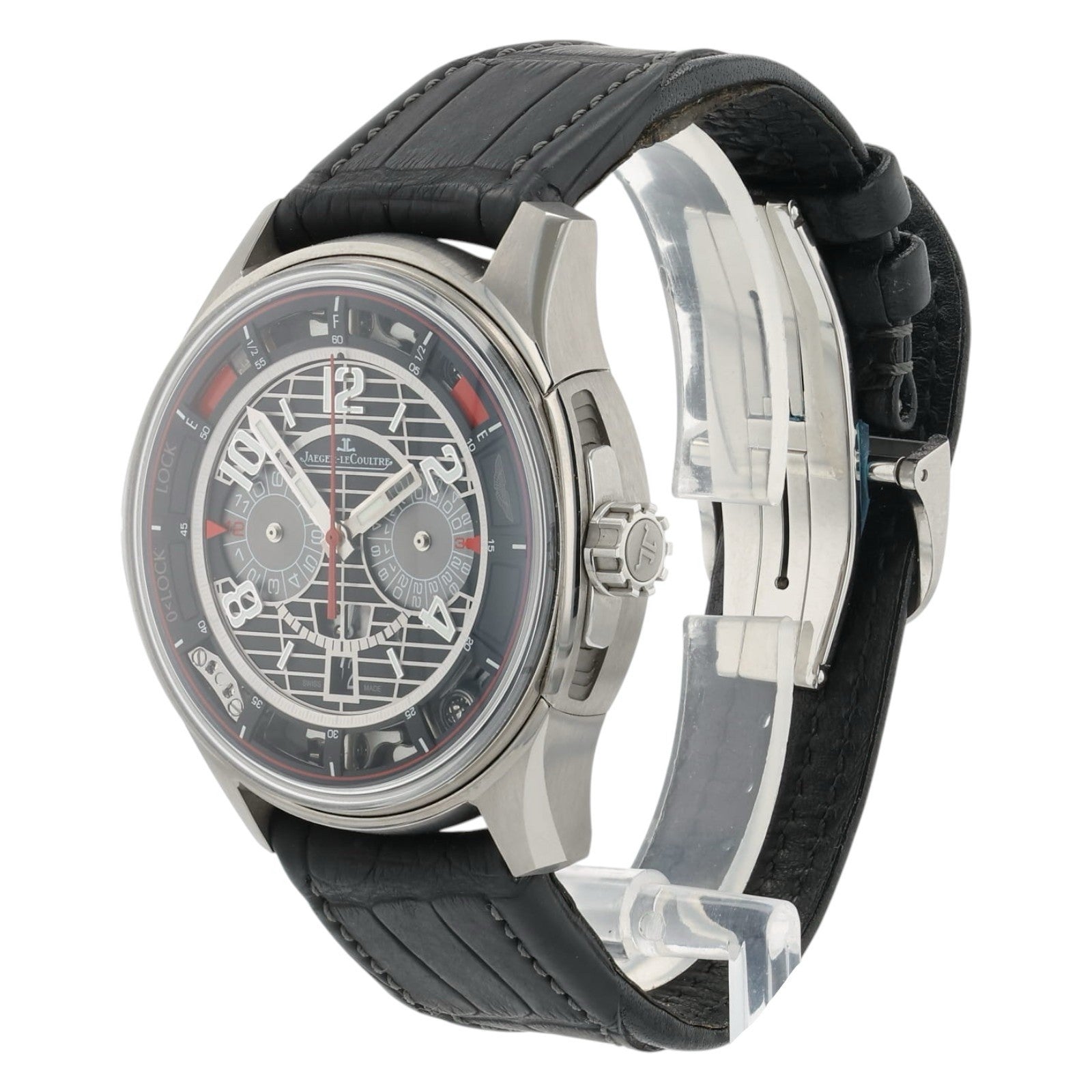 Jaeger-LeCoultre Amvox Skeleton Dial Titanium 44mm Auto Men's Watch Q194T470