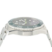 Tag Heuer Aquaracer Green Dial Stainless Steel 42mm Automatic Mens Watch WBP5116