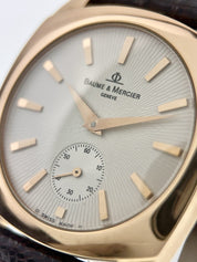 Baume & Mercier 18k Rose Gold Silver Dial 33mm Manual Wind Men’s Watch 2823210