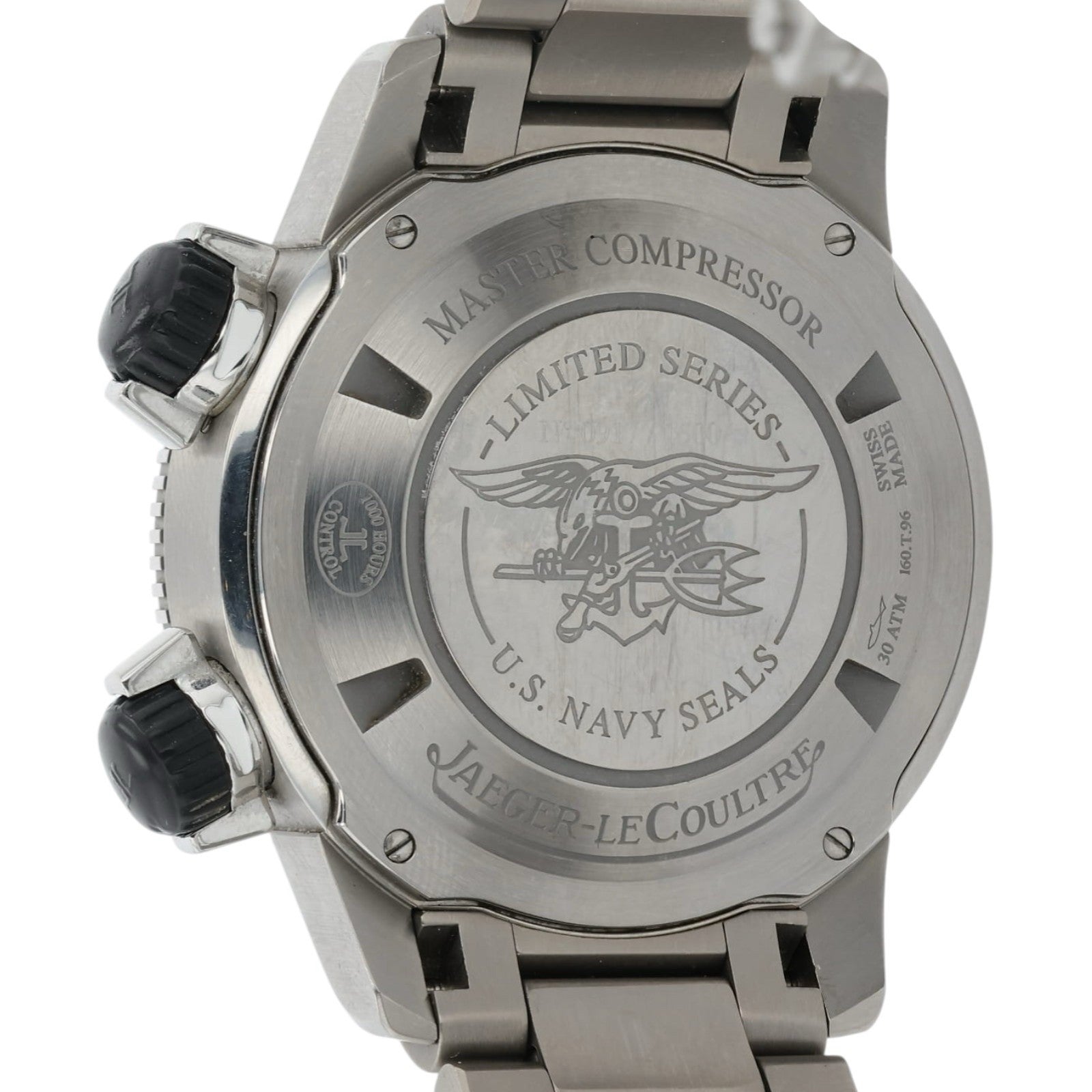 Jaeger-LeCoultre Black Dial Titanium 44mm Automatic Men’s Watch Q183T770
