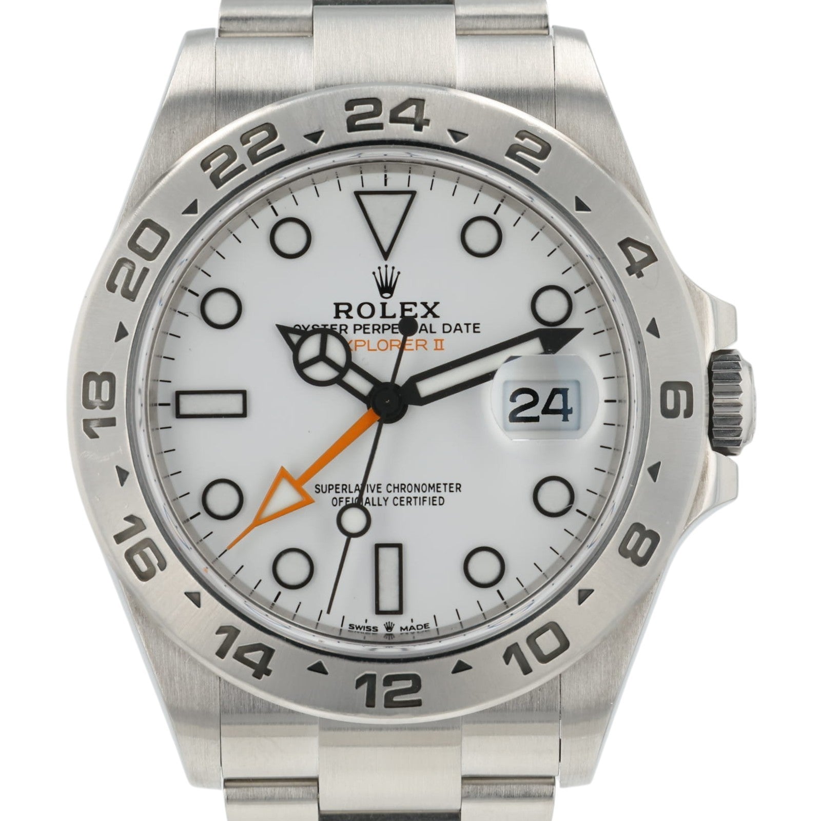 Rolex Explorer II White Dial Stainless Steel 42mm Automatic Mens Watch 226570